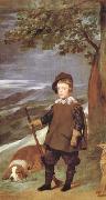 Diego Velazquez Portrait du Prince Baltasar Carlos en costume de chasse (df02) Spain oil painting artist